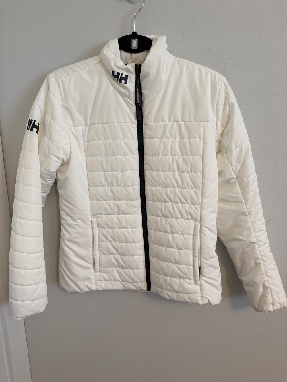 Helly Hansen White Quilted Lightweight Puffer Jacket